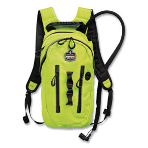 ergodyne Chill-Its 5157 Cargo Hydration Pack with Storage, 3 L, Hi-Vis Lime (13164)