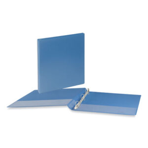 Universal Slant D-Ring View Binder, 3 Rings, 1" Capacity, 11 x 8.5, Light Blue (UNV20713)