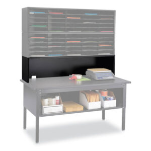 Safco E-Z Sort Riser, 57.5 x 13 x 14, Black (7752BL)