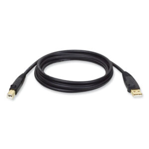 Tripp Lite USB 2.0 A/B Cable, 10 ft, Black (U022010)