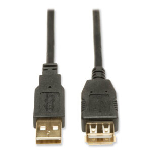 Tripp Lite USB 2.0 A Extension Cable, 6 ft, Black (U024006)
