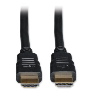 Tripp Lite High Speed HDMI Cable with Ethernet, Digital Video with Audio (M/M), 3 ft, Black (P569003)