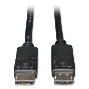 Tripp Lite DisplayPort Cable with Latches, 3 ft, Black (P580003)