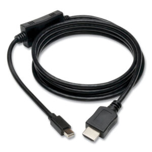 Tripp Lite Mini DisplayPort/Thunderbolt to HDMI Cable Adapter, 6 ft, Black (P586006HDMI)