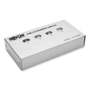 Tripp Lite USB 2.0 Printer/Peripheral Sharing Switch, 4 Ports (U215004R)
