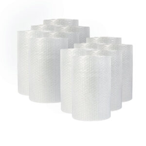 Universal Bubble Packaging, 0.19" Thick, 12" x 10 ft, Perforated Every 12", Clear, 12/Carton (UNV4087893)