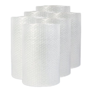 Universal Bubble Packaging, 0.5" Thick, 12" x 30 ft, Perforated Every 12", Clear, 6/Carton (UNV4087902)