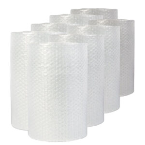 Universal Bubble Packaging, 0.19" Thick, 24" x 50 ft, Perforated Every 24", Clear, 8/Carton (UNV4087869)