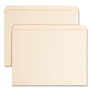 Smead Top Tab Fastener Folders, Straight Tabs, 0.75" Expansion, 1 Fastener, Letter Size, Manila Exterior, 50/Box (14510)