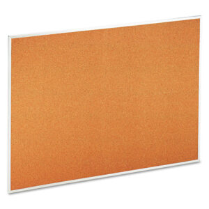 Universal Cork Bulletin Board, 48 x 36, Tan Surface, Aluminum Frame (UNV43614)